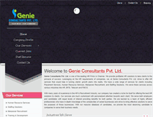 Tablet Screenshot of genieconsultants.com